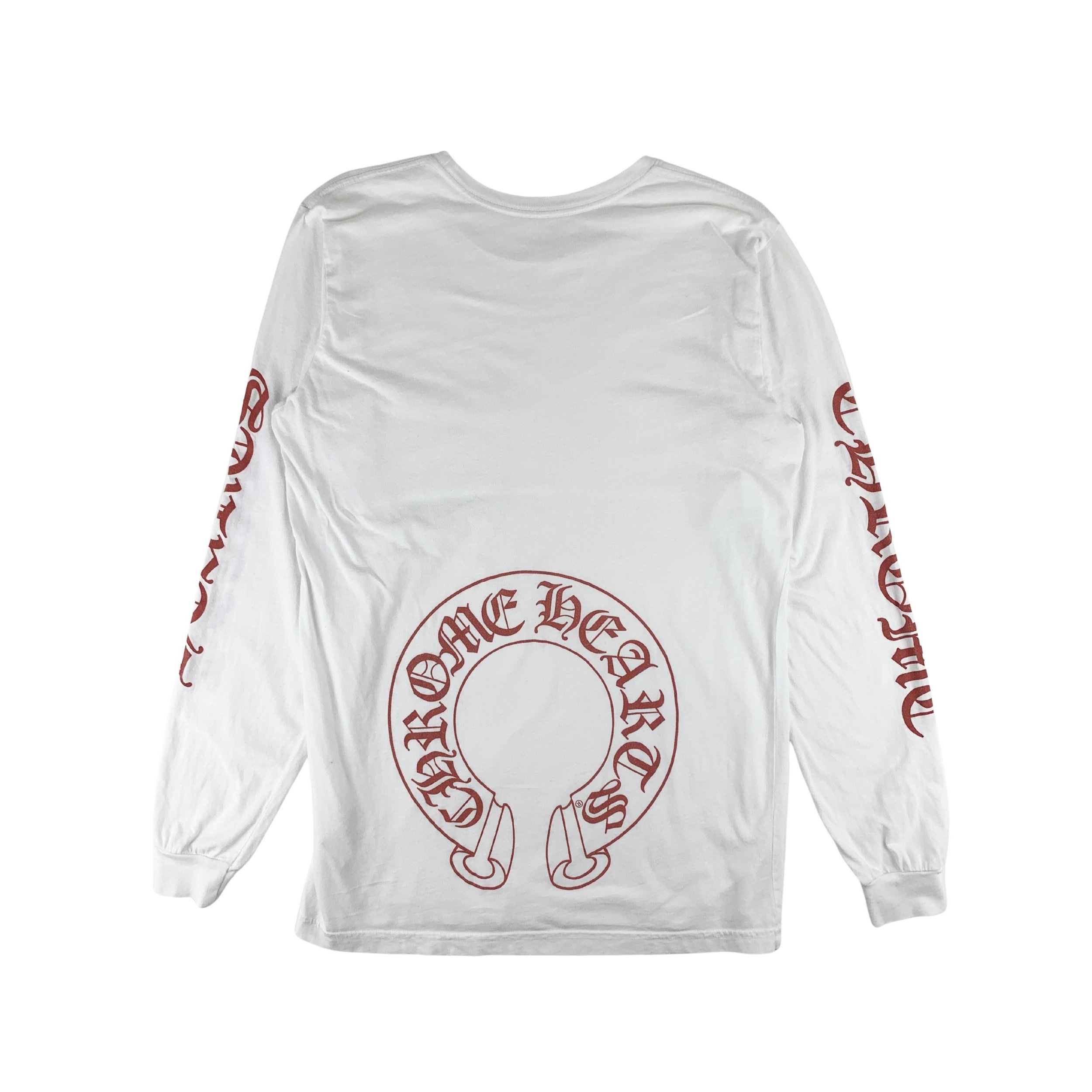 MARKED EU: Chrome Hearts White Collar Logo Longsleeve T-Shirt MARKED EU: Chrome Hearts White Collar Logo Longsleeve T-Shirt